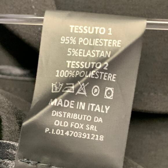 LA HAINE Size M Black Polyester Blend Mixed Fabrics Zip Up Vest - Picture 6 of 6